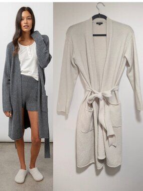 Rails | Ansel Longline Cardigan Robe In Oatmeal